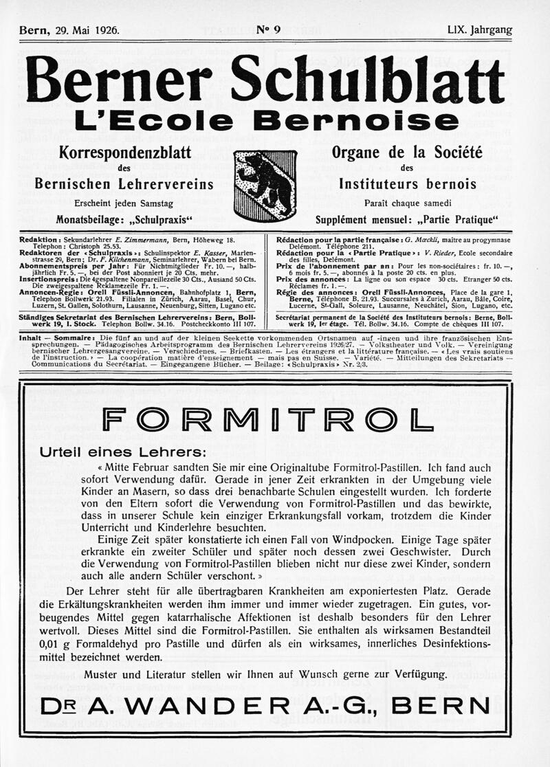 Buchumschlag - Heft 9