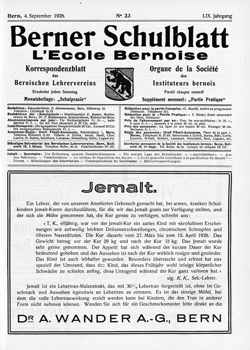 Buchumschlag - Heft 23