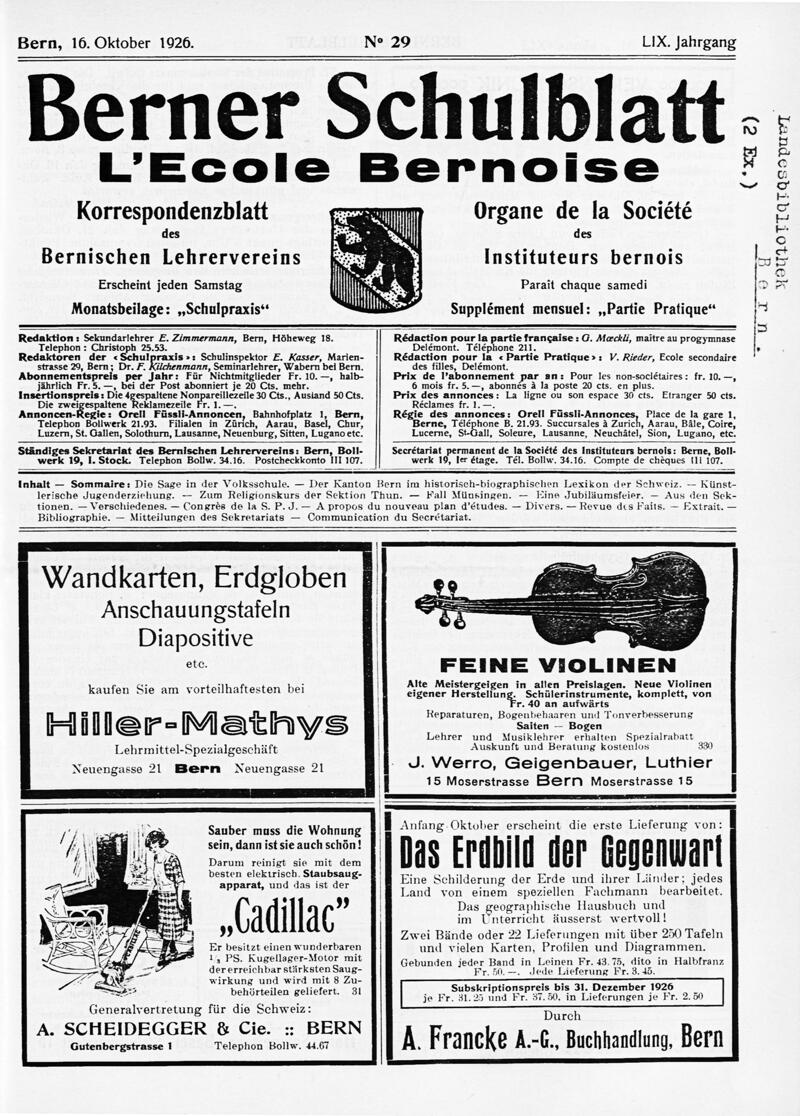 Buchumschlag - Heft 29