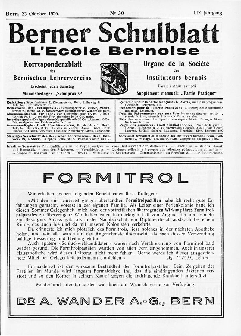 Buchumschlag - Heft 30