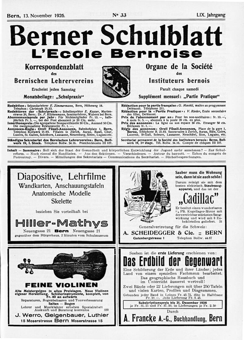 Buchumschlag - Heft 33