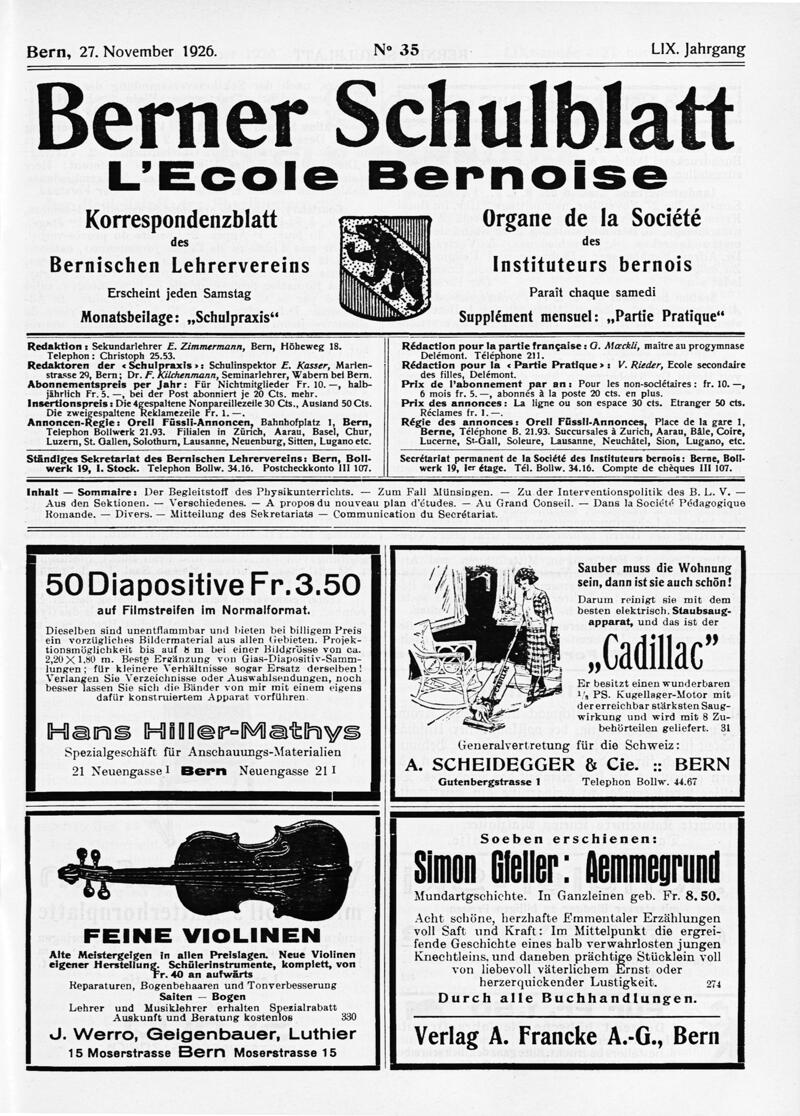 Buchumschlag - Heft 35