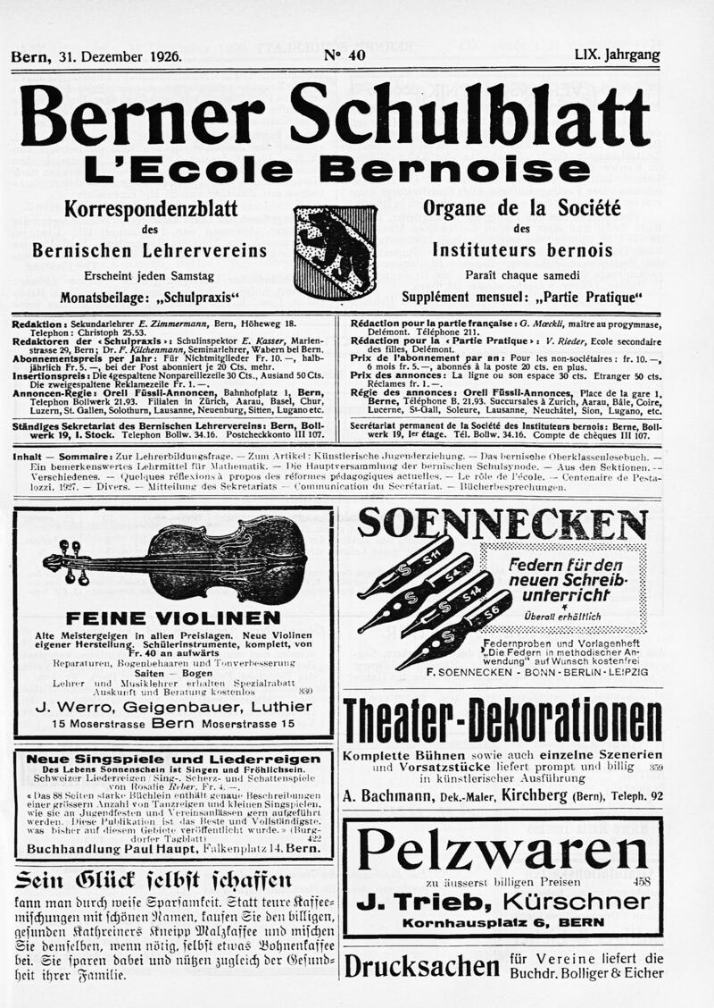 Buchumschlag - Heft 40