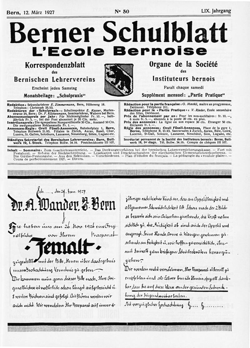 Buchumschlag - Heft 50