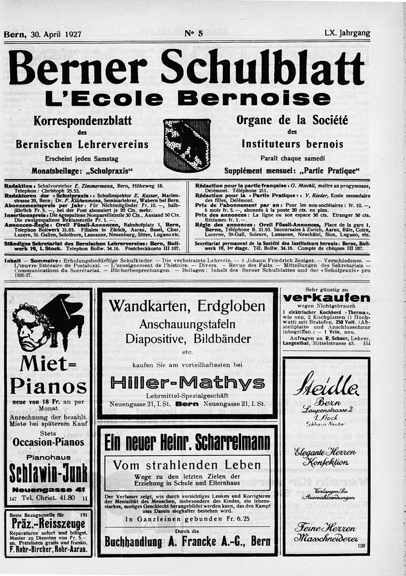 Buchumschlag - Heft 5