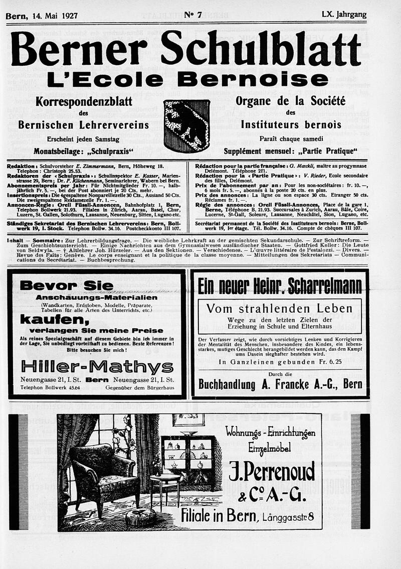 Buchumschlag - Heft 7