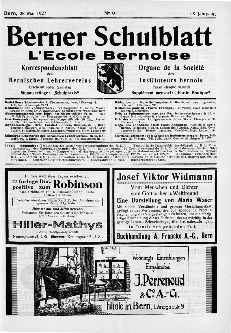 Buchumschlag - Heft 9