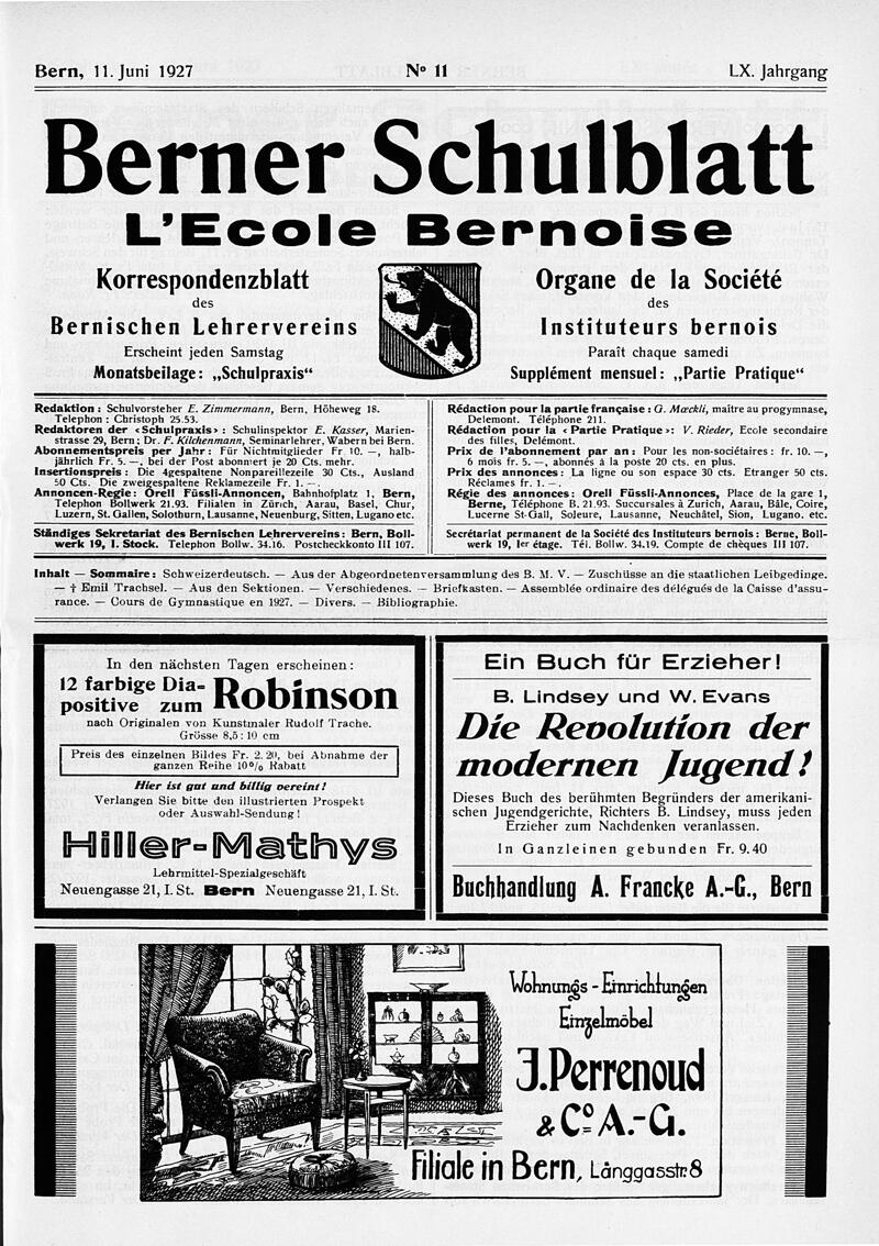 Buchumschlag - Heft 11