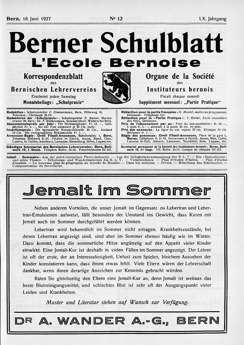 Buchumschlag - Heft 12