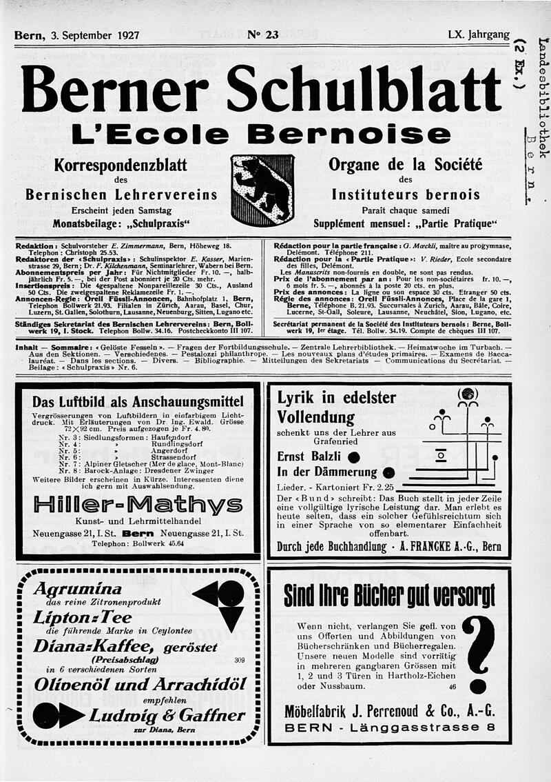 Buchumschlag - Heft 23