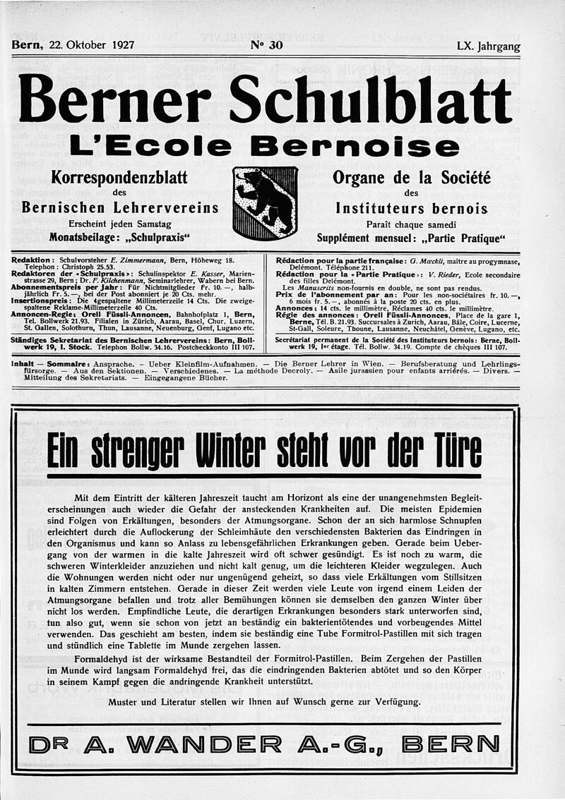 Buchumschlag - Heft 30