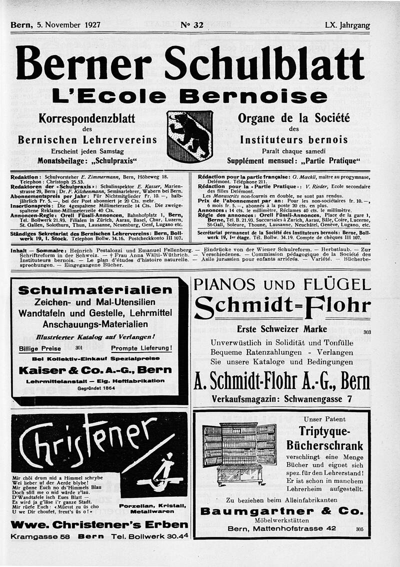 Buchumschlag - Heft 32