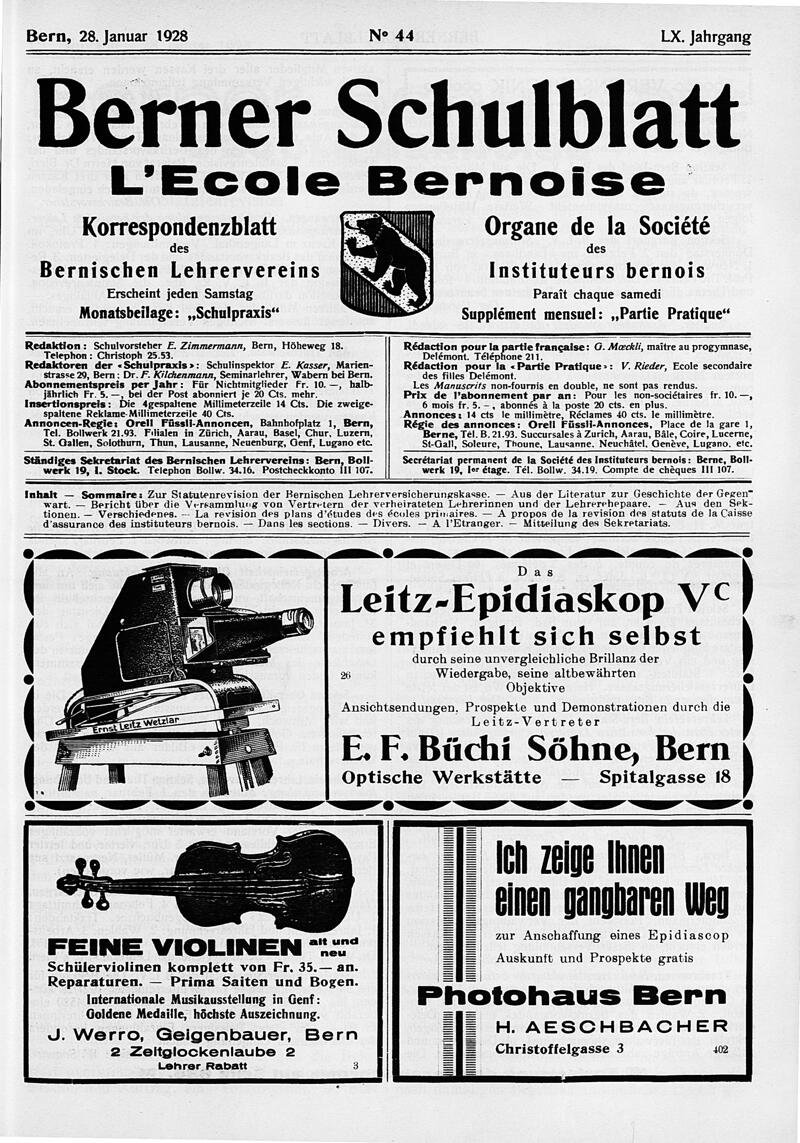 Buchumschlag - Heft 44