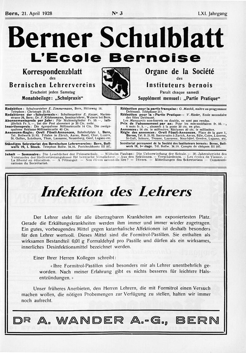 Buchumschlag - Heft 3