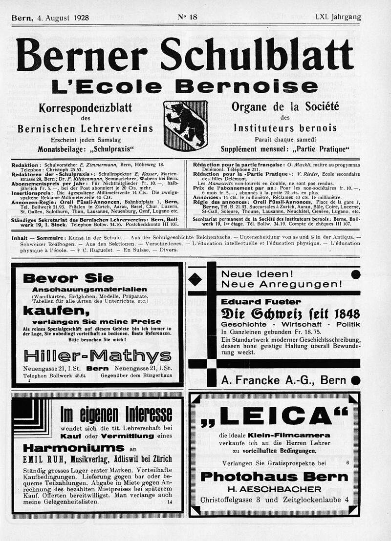 Buchumschlag - Heft 18