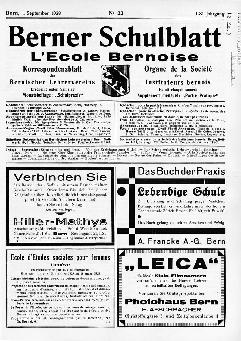 Buchumschlag - Heft 22