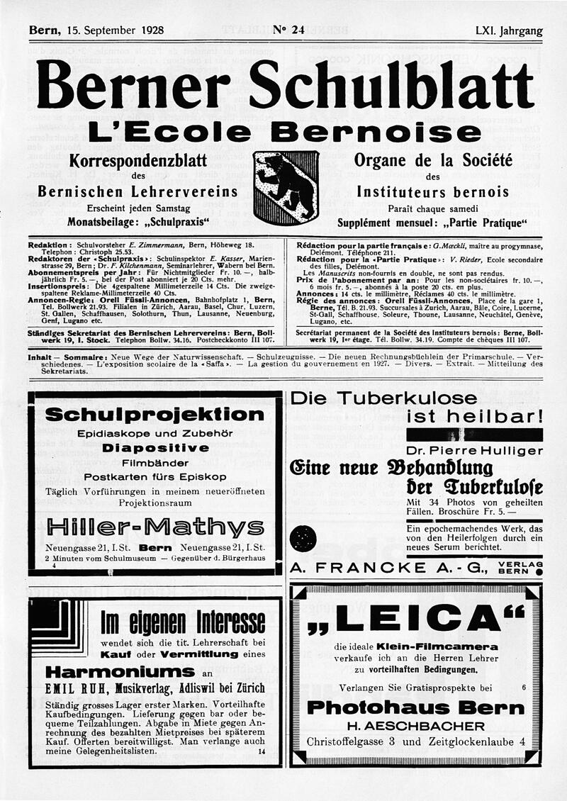 Buchumschlag - Heft 24