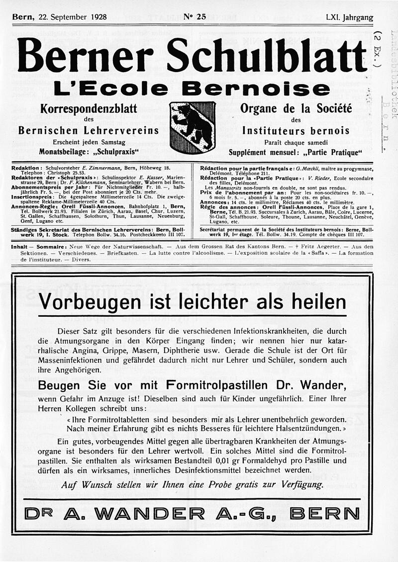 Buchumschlag - Heft 25