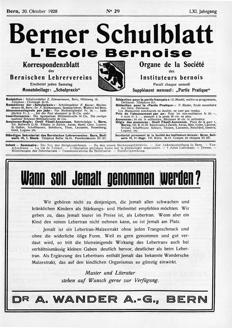 Buchumschlag - Heft 29