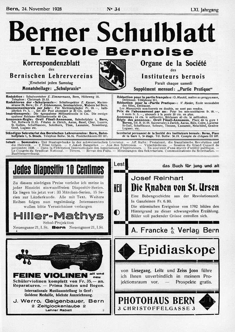 Buchumschlag - Heft 34