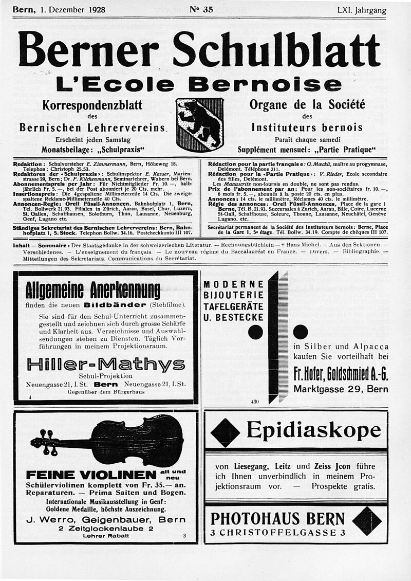 Buchumschlag - Heft 35