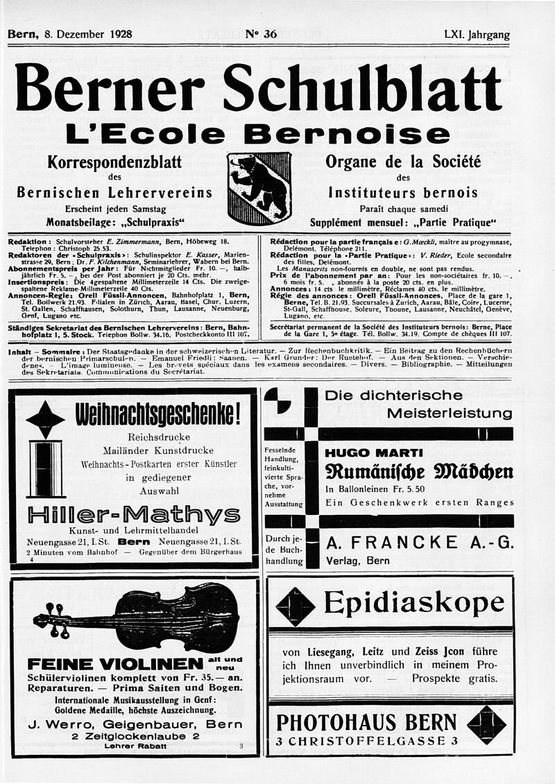 Buchumschlag - Heft 36