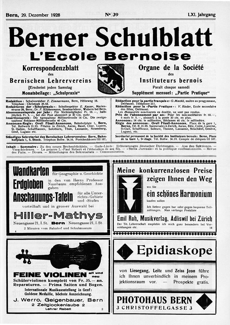 Buchumschlag - Heft 39