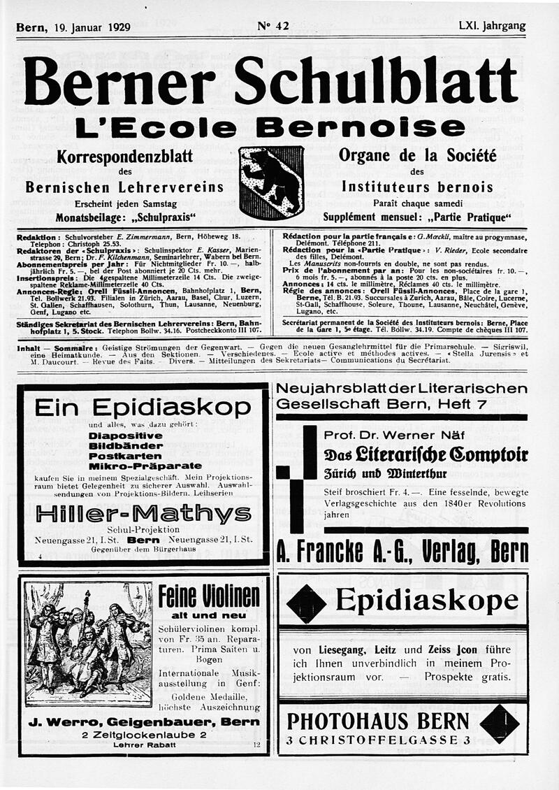 Buchumschlag - Heft 42