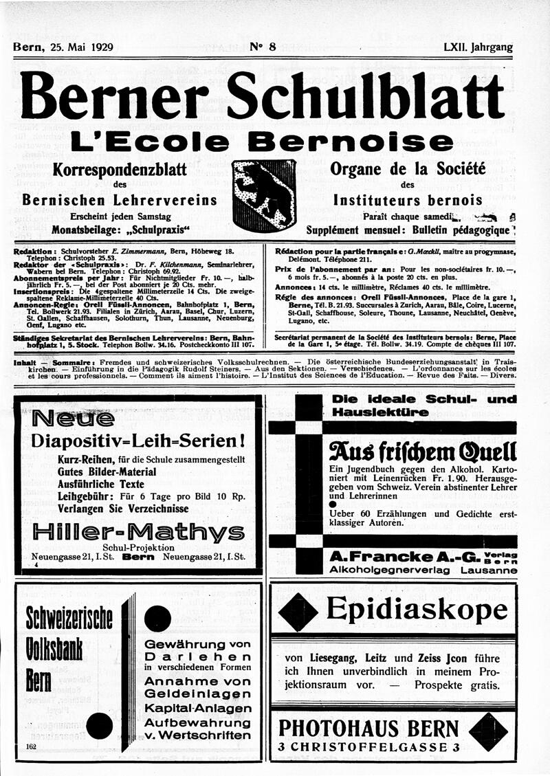 Buchumschlag - Heft 8