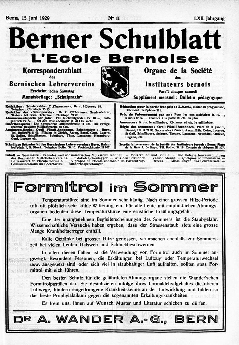 Buchumschlag - Heft 11