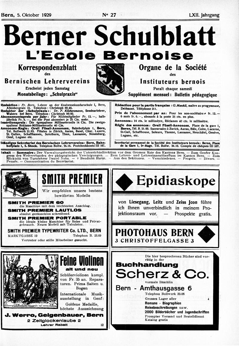 Buchumschlag - Heft 27