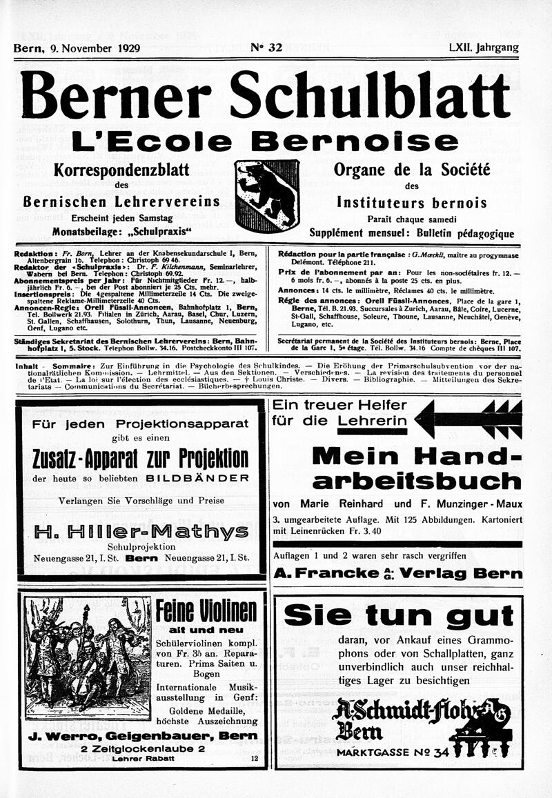 Buchumschlag - Heft 32