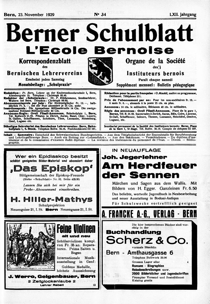 Buchumschlag - Heft 34