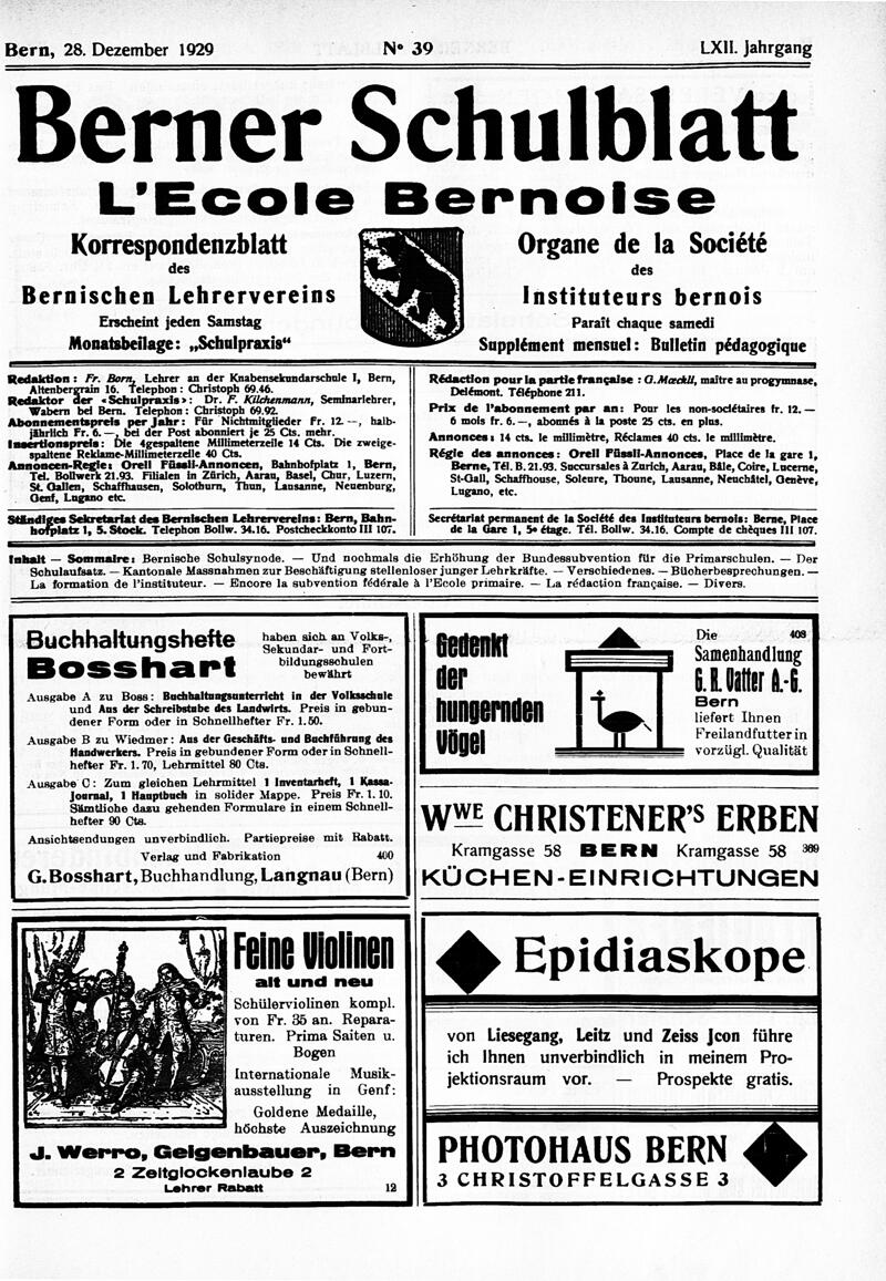 Buchumschlag - Heft 39