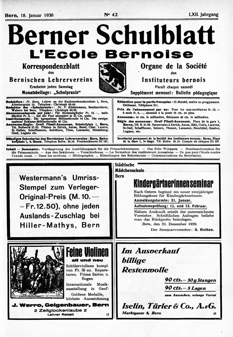 Buchumschlag - Heft 42