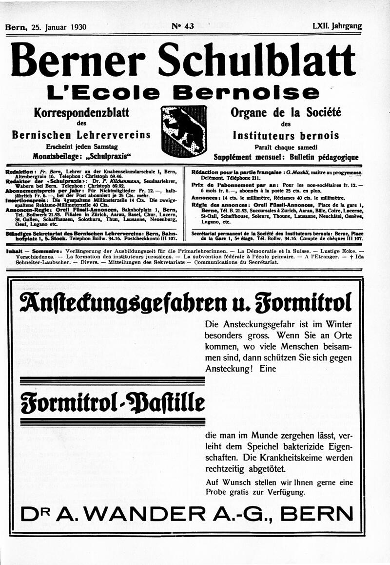 Buchumschlag - Heft 43