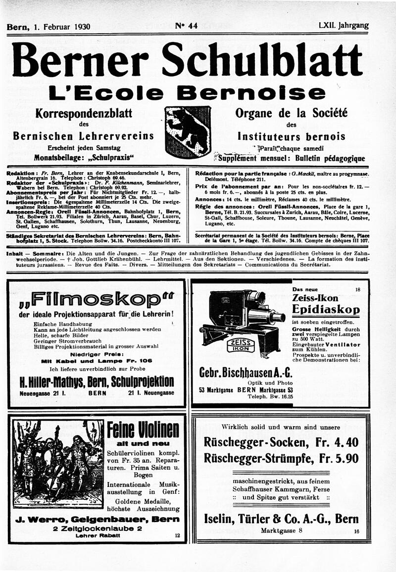 Buchumschlag - Heft 44