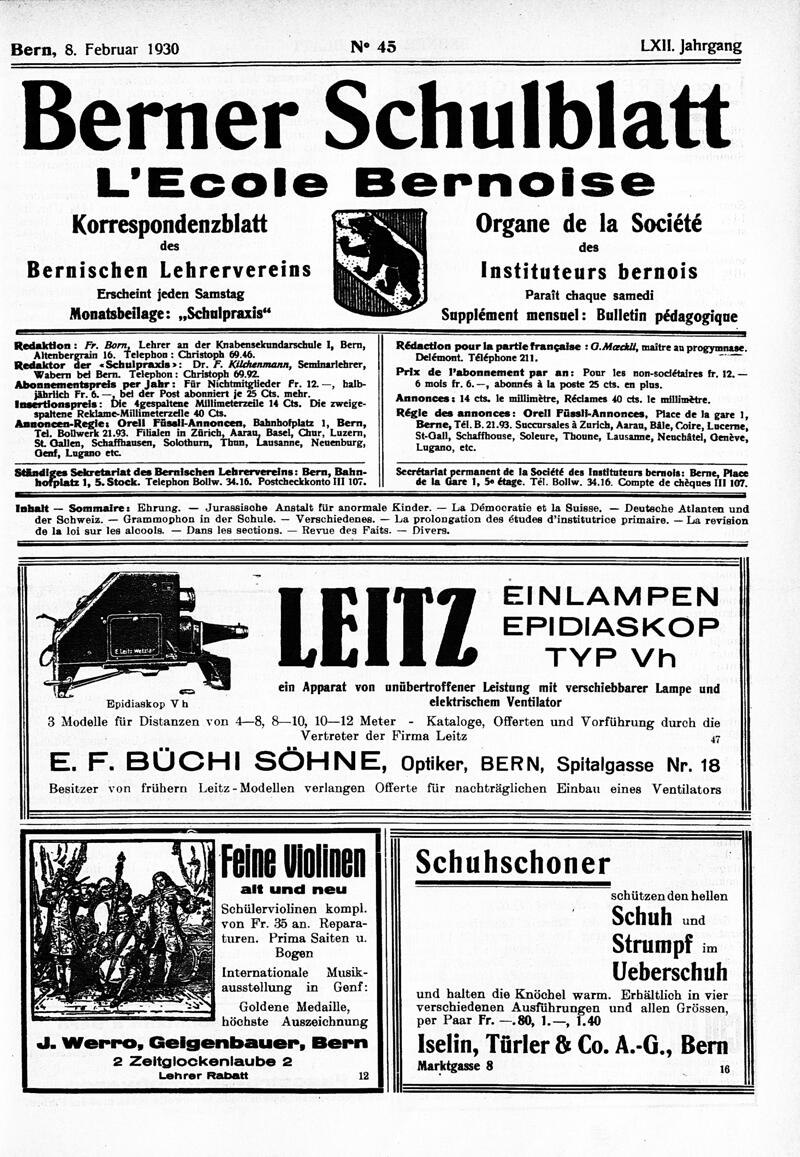 Buchumschlag - Heft 45