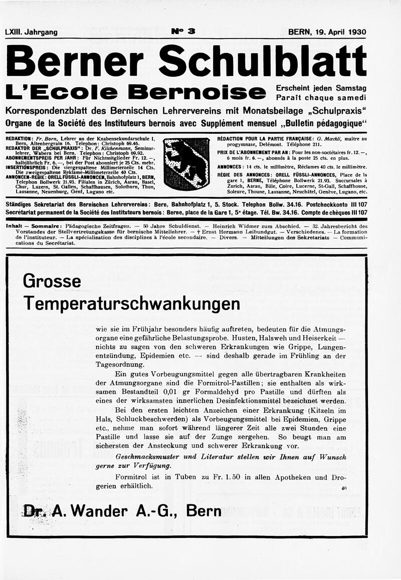 Buchumschlag - Heft 3