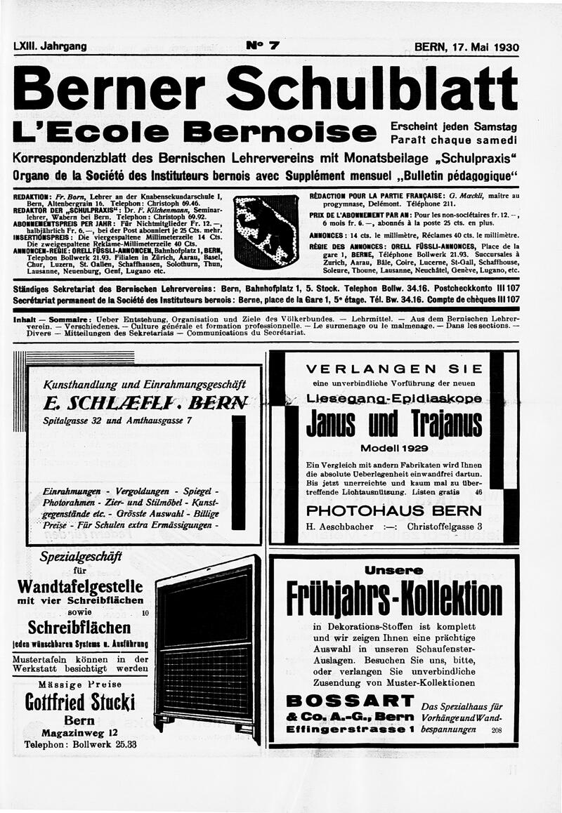 Buchumschlag - Heft 7