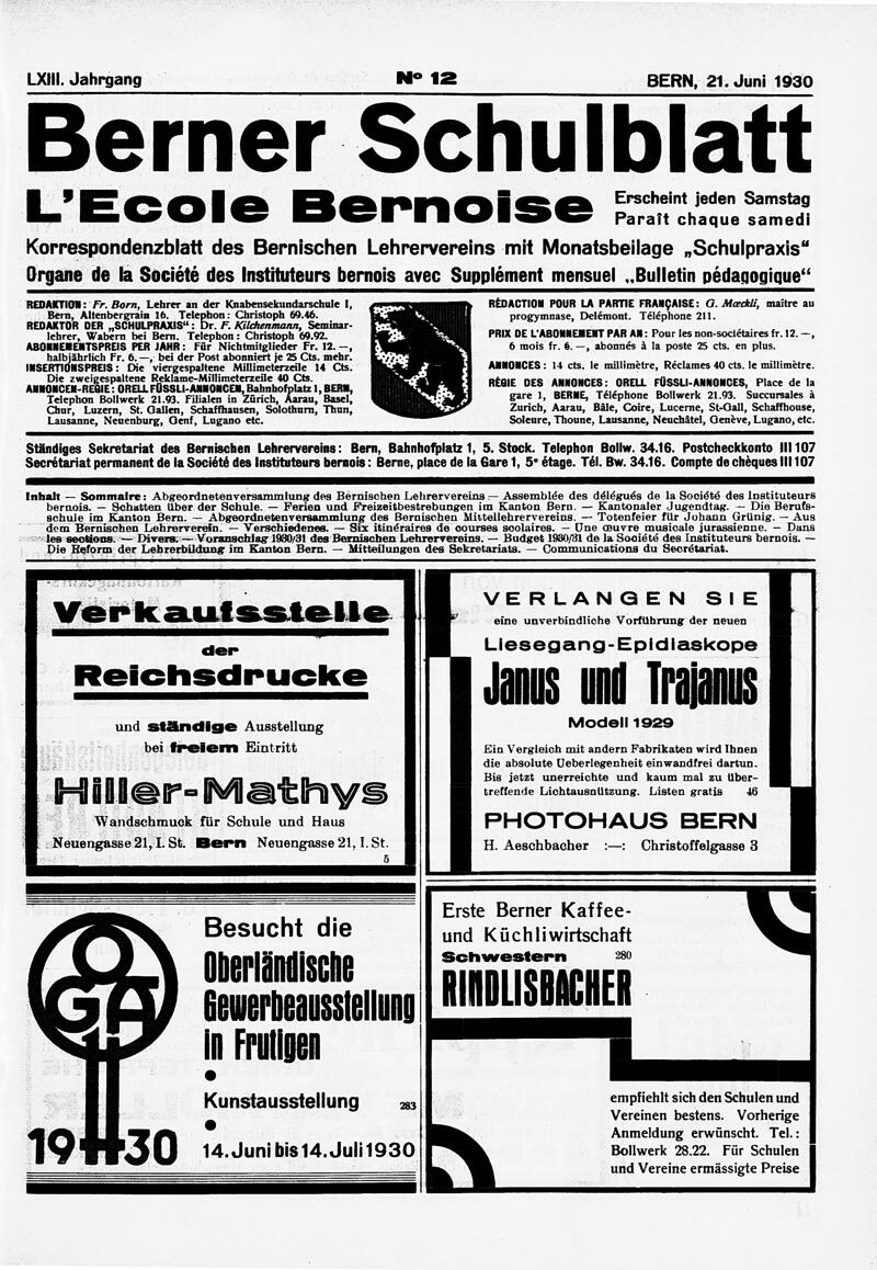 Buchumschlag - Heft 12