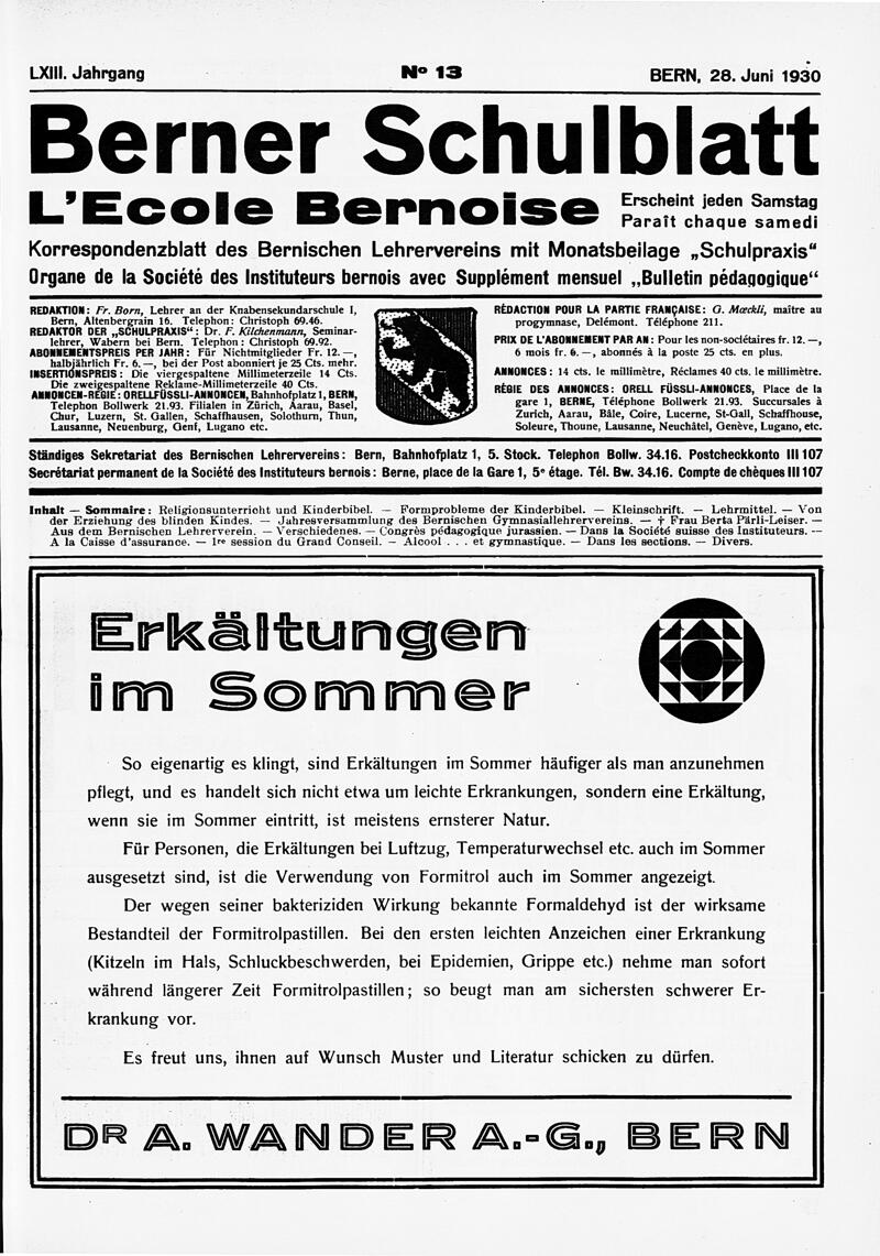 Buchumschlag - Heft 13