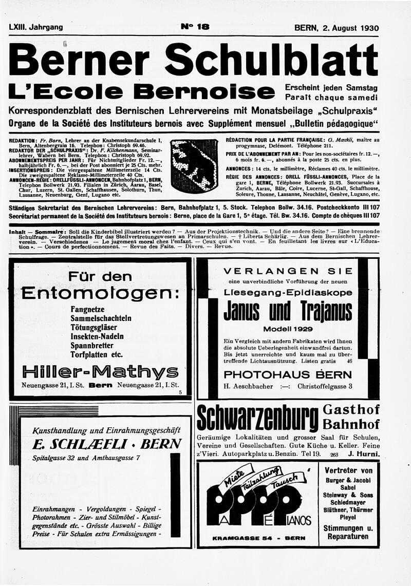 Buchumschlag - Heft 18