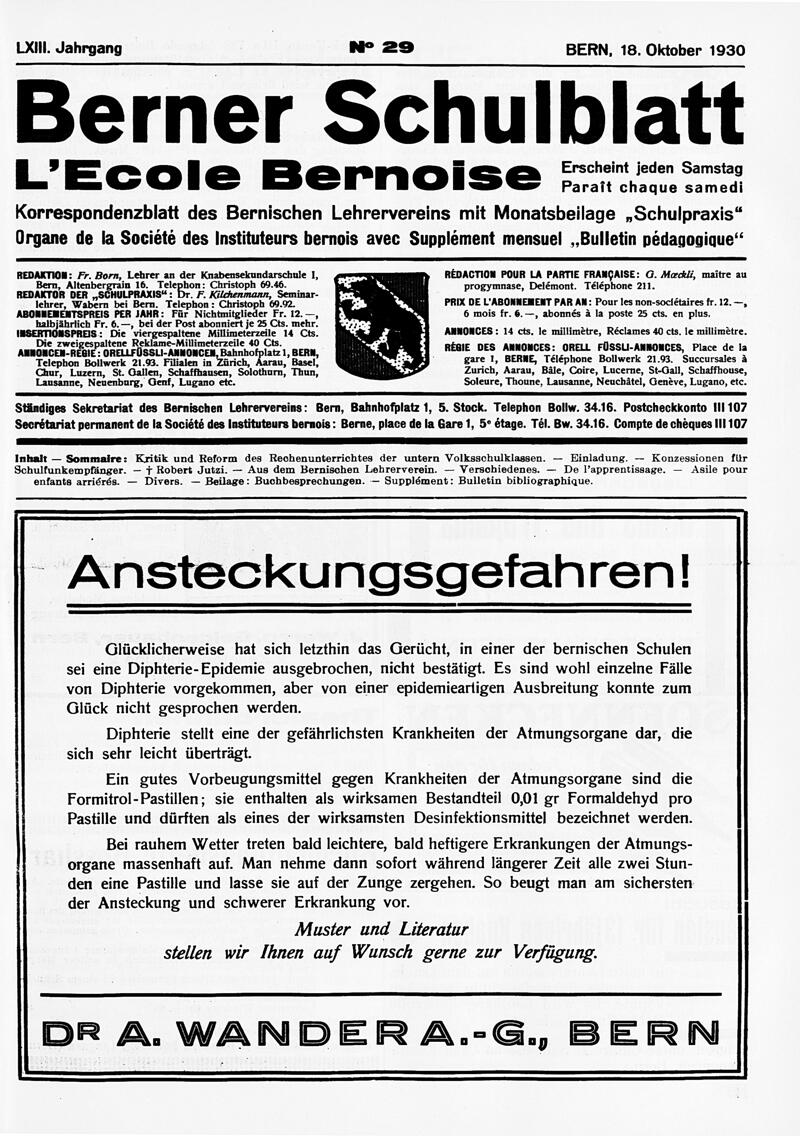 Buchumschlag - Heft 29