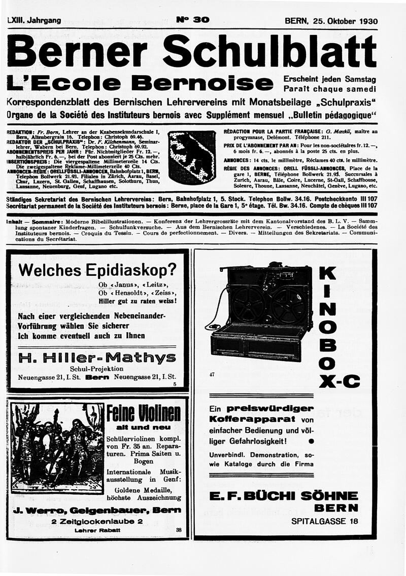 Buchumschlag - Heft 30