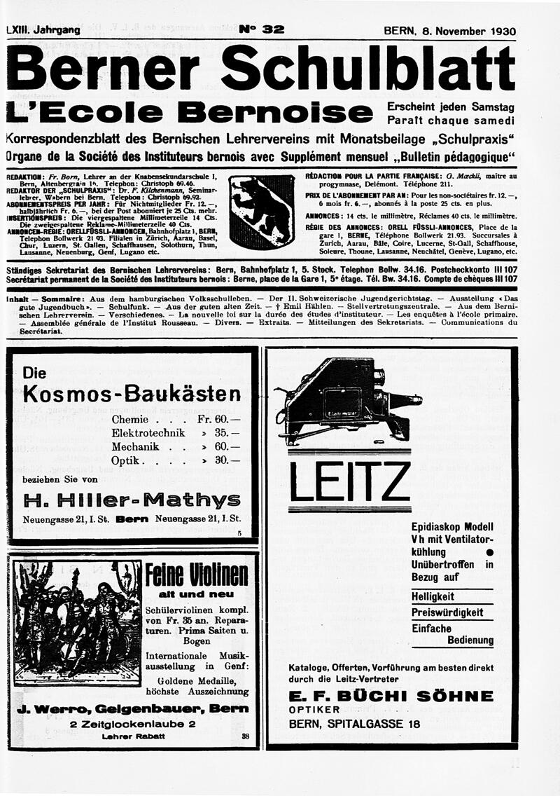 Buchumschlag - Heft 32