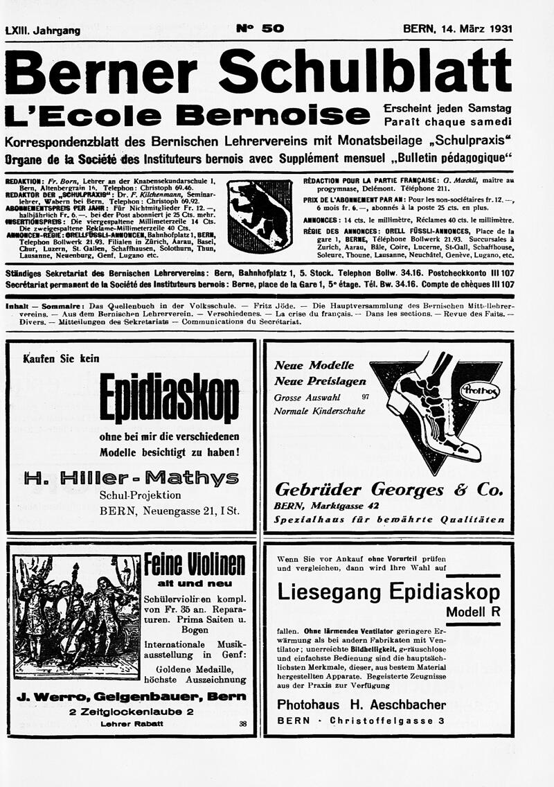 Buchumschlag - Heft 50