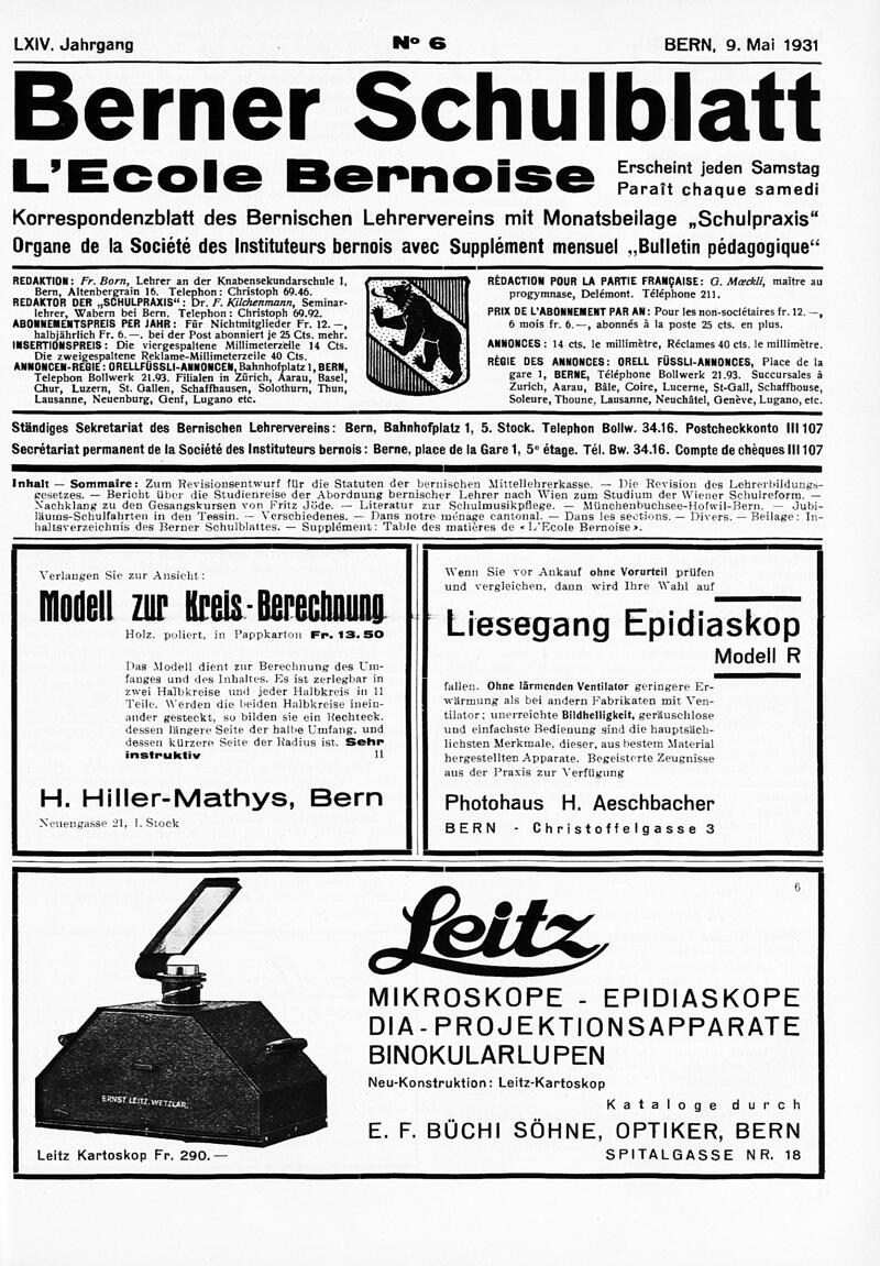 Buchumschlag - Heft 6