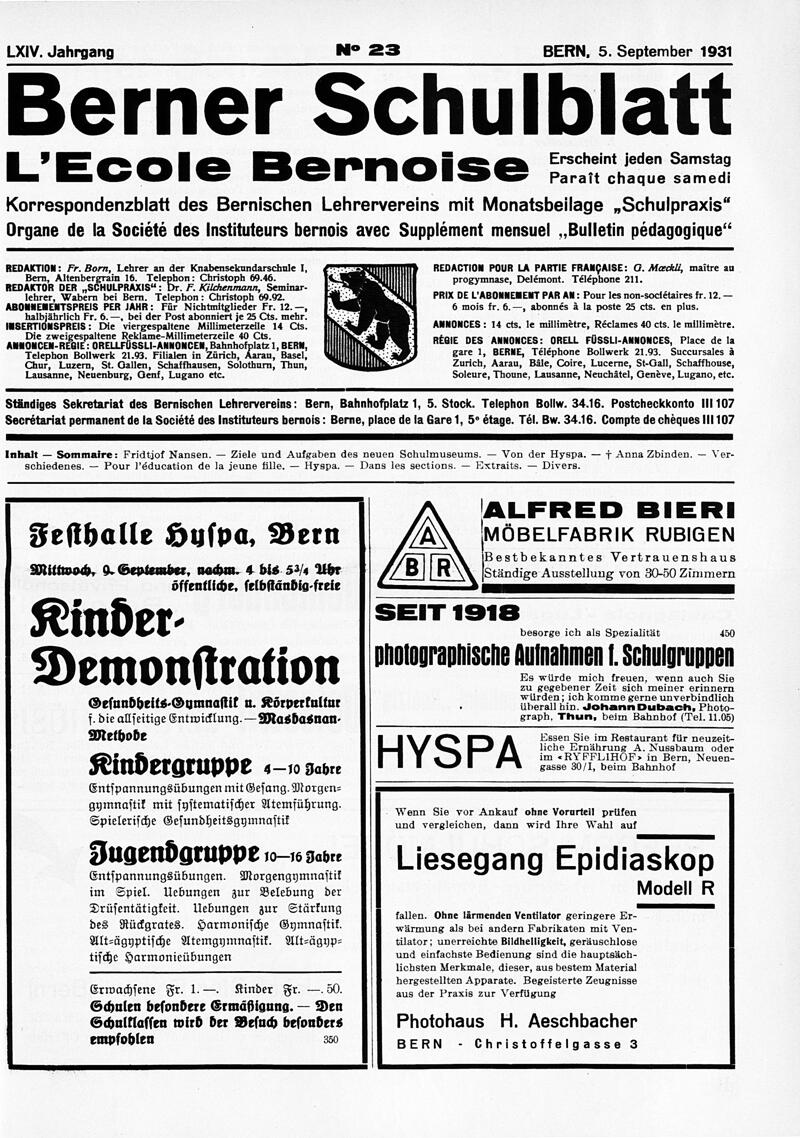 Buchumschlag - Heft 23