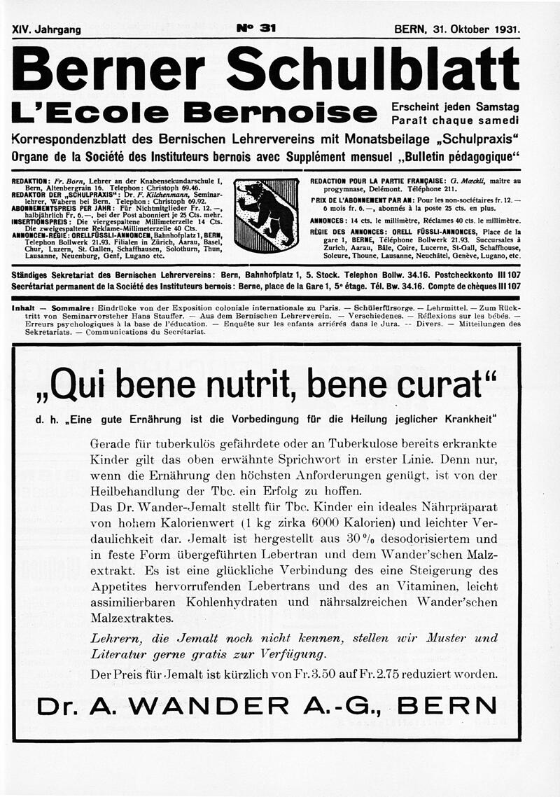 Buchumschlag - Heft 31